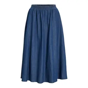 Women's skirt JJXX sasha midi chambray image-0