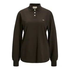 Women's long-sleeved polo shirt JJXX circle image-0