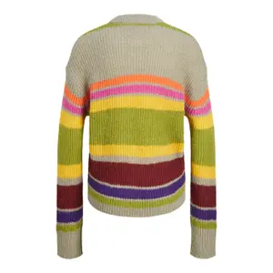 Damestrui JJXX Ember Fluffy Stripe Knit Noos image-1