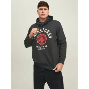 Hooded sweatshirt large size Jack & Jones Logo Noos Ps image-2