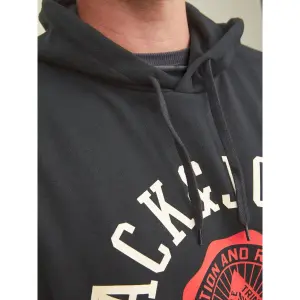 Hooded sweatshirt large size Jack & Jones Logo Noos Ps image-4