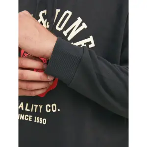 Hooded sweatshirt large size Jack & Jones Logo Noos Ps image-5