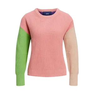 Pullover col rond femme JJXX Mila Twist Block image-1