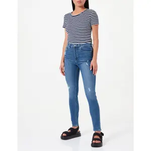 Jeans skinny taille haute femme JJXX Vienna Hw Am1003B image-1