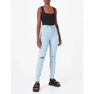 Jeans skinny taille haute femme JJXX Vienna image-1