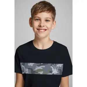 Child's T-shirt Jack & Jones Nic Camo Block image-0