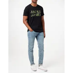 T-Shirt mit Rundhalsausschnitt Jack & Jones Tech Logo image-1