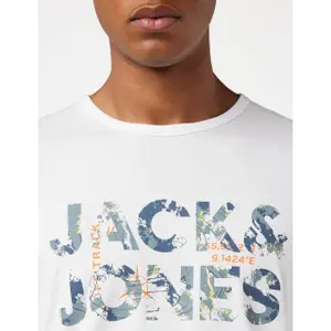 T-Shirt mit Rundhalsausschnitt Jack & Jones Tech Logo image-4