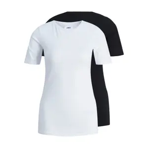 Lot de 2 t-shirts femme JJXX Evelin Stretch Pima image-0