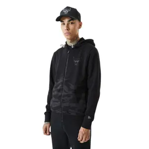 Sweatshirt à capuche à zip New Era Chicago Bulls image-0