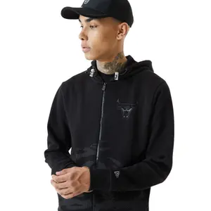 Sweatshirt à capuche à zip New Era Chicago Bulls image-1