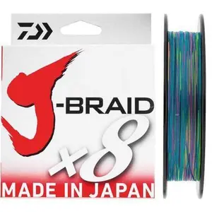 Flettet Daiwa J-Braid 8B 16/100mC 300 m