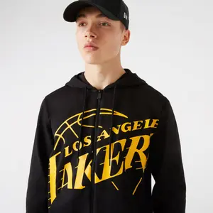 Sweatshirt med huva Los Angeles Lakers Logo image-2