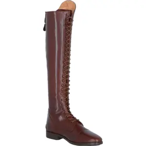 Bottes d'équitation longues en cuir femme HKM Elegant Lace image-1