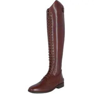 Bottes d'équitation longues en cuir femme HKM Elegant Lace image-4