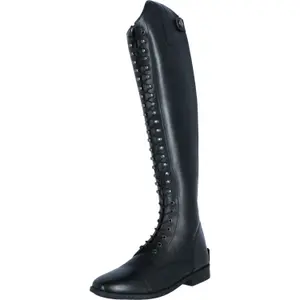 Bottes d'équitation longues en cuir femme HKM Elegant Lace image-4