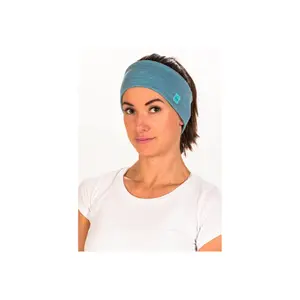Women's wide merino wool headband Buff Solid image-3