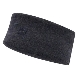 Diadema ancha de lana merina para mujer Buff Solid image-1