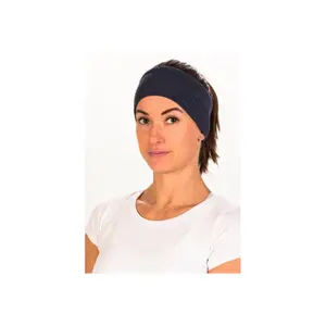 Diadema ancha de lana merina para mujer Buff Solid image-3