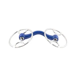 Mors 3 oder 4 Ringe für Pferd Harz Softmouth Jump'In Swivel