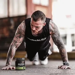 Tarro de monohidrato de creatina 100%. Biotech USA - 300g image-1