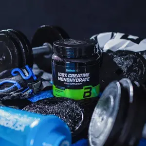 Tarro de monohidrato de creatina 100%. Biotech USA - 300g image-2