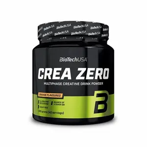 Pack de 10 botes de creatina Biotech USA crea zero - Orange - 320g image-0