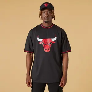 T-shirt a manica corta Chicago Bulls Mesh Logo image-1