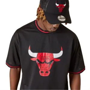 T-shirt a manica corta Chicago Bulls Mesh Logo image-4