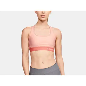 Sujetador de mujer Under Armour Mid Crossback Heathered image-1