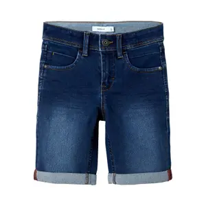 Boy's slim jean shorts Name it Sofustax image-0
