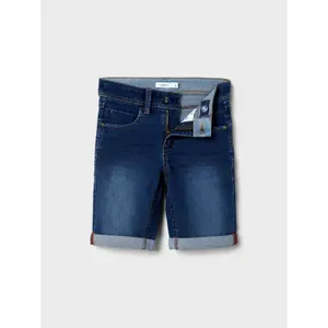 Boy's slim jean shorts Name it Sofustax image-1