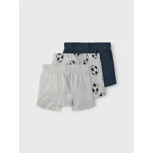 Set of 3 boys' boxers Name it Football Tights image-2