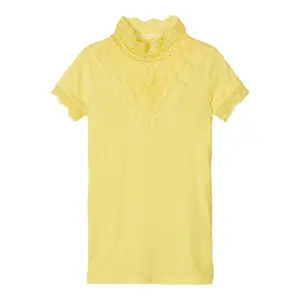 Girl's lace collar T-shirt Name it Fruni image-0