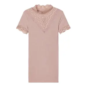 Girl's lace collar T-shirt Name it Fruni image-0