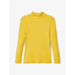 Girl's long-sleeved high neck T-shirt Name it Dalima image-1