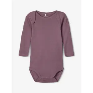 Set of 3 long sleeve baby bodysuits Name it image-5