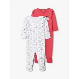 Set of 2 baby onesies Name it Alpaca image-1