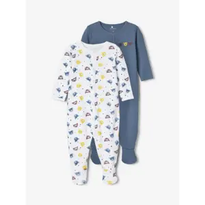 Set of 2 baby onesies Name it image-1