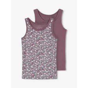 Set of 2 tank tops for girls Name it image-1