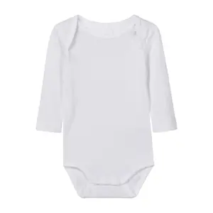 Set of 3 long sleeve baby bodysuits Name it image-2