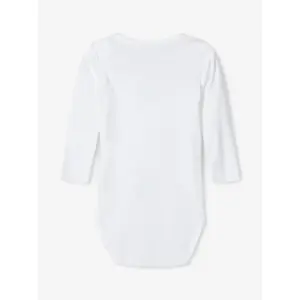 Set of 3 long sleeve baby bodysuits Name it image-3