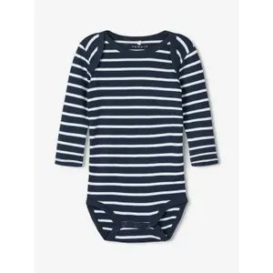 Set of 3 long sleeve baby bodysuits Name it image-4