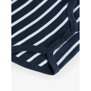 Set of 3 long sleeve baby bodysuits Name it image-5