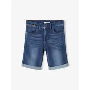 Boy's slim jean shorts Name it Sofustags image-1
