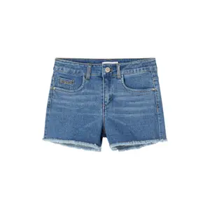 Girl's high-waisted denim shorts Name it Randi image-0