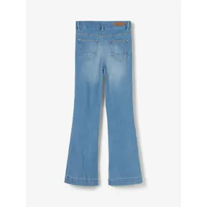 Girl's high-waisted bootcut jeans Name it Pilatejas image-3