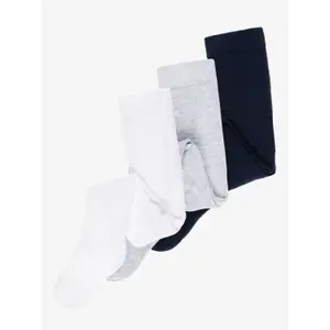 Set of 3 children's tights Name it image-1