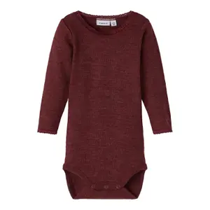 Baby long sleeve bodysuit Name it Wang Wool Needle XXI image-0
