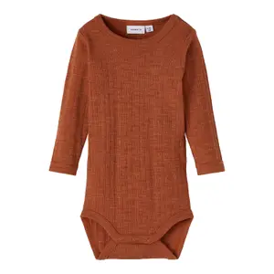 Baby long sleeve bodysuit Name it Wang Wool Needle XXI image-0